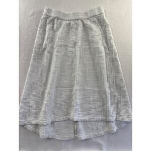 Women’s J. Jill White Checkered Texture Skirt Sz S/P